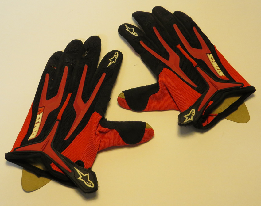 Alpinestars Jet gloves rot Cross-Handschuhe L