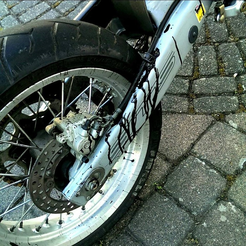 Nach 70km &quot;zügigerer&quot; Fahrt.
