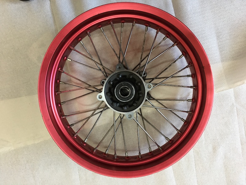 Hinterrad SMR 510 Jg. 2005 San Remo Felge 4.25x17 Preis 150 Euro