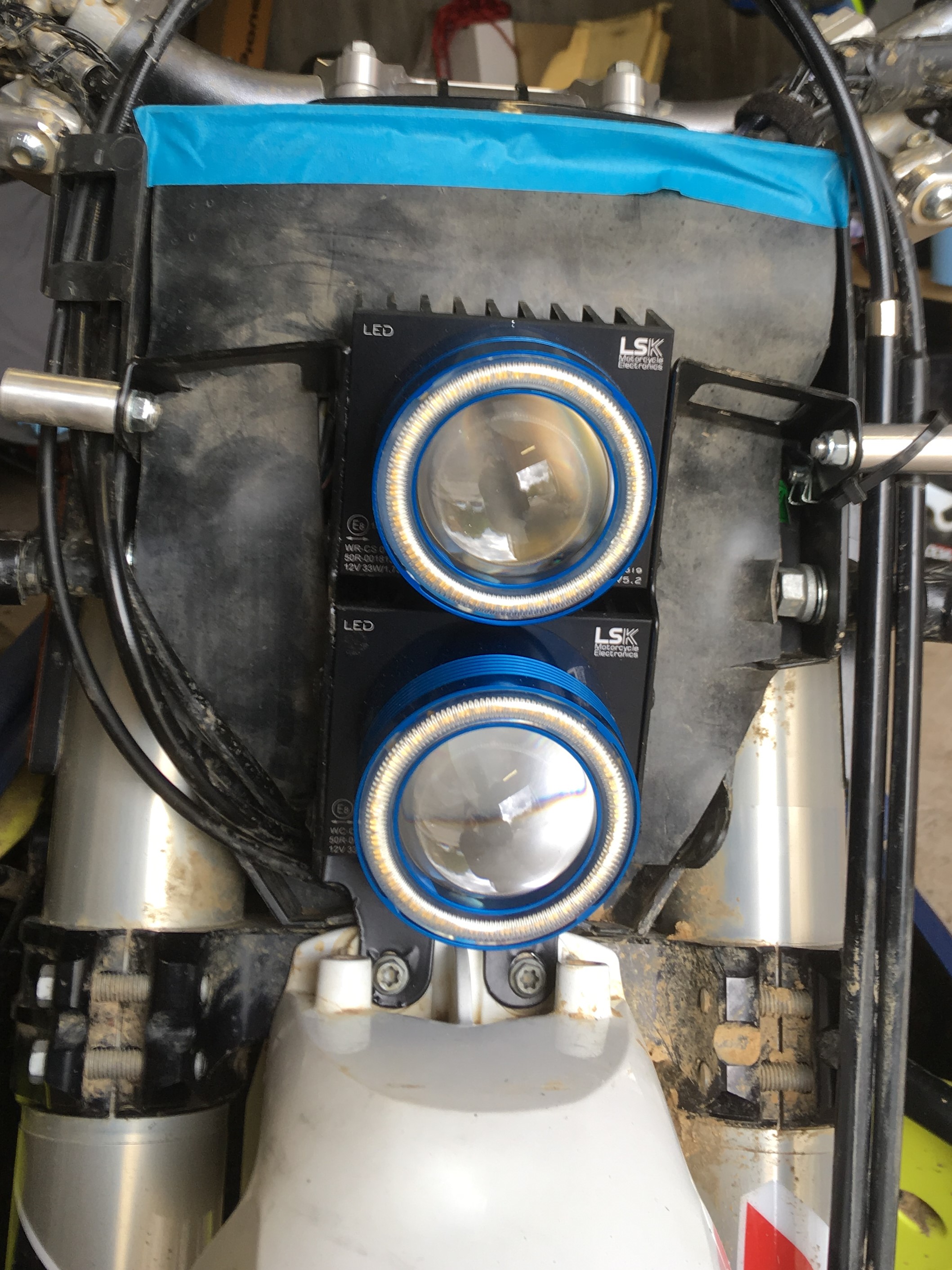 Rade LED Maske Schutz für Elektrik